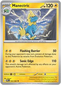 Manectric - 24/84 - Reverse Holofoil - NM - Uncommon - Pitch Black