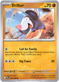 Drilbur - 46/84 - Normal - NM - Common - Pitch Black