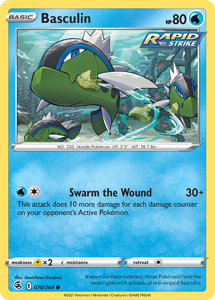 Basculin - 70/264 - Normal - NM - Common - Fusion Strike