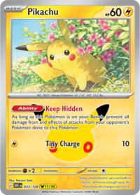 Pikachu - 33/128 - Holofoil - NM - Pikachu Rare - 30th Celebration