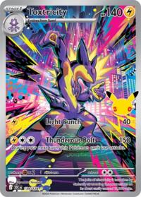 Toxtricity - 134/128 - Holofoil - NM - Illustration Rare - 30th Celebration