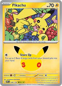 Pikachu - 48/128 - Holofoil - NM - Pikachu Rare - 30th Celebration