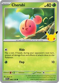 Cherubi - 6/128 - Holofoil - NM - Common - 30th Celebration