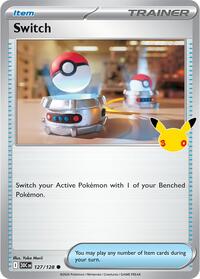 Switch - 127/128 - Holofoil - NM - Common - 30th Celebration