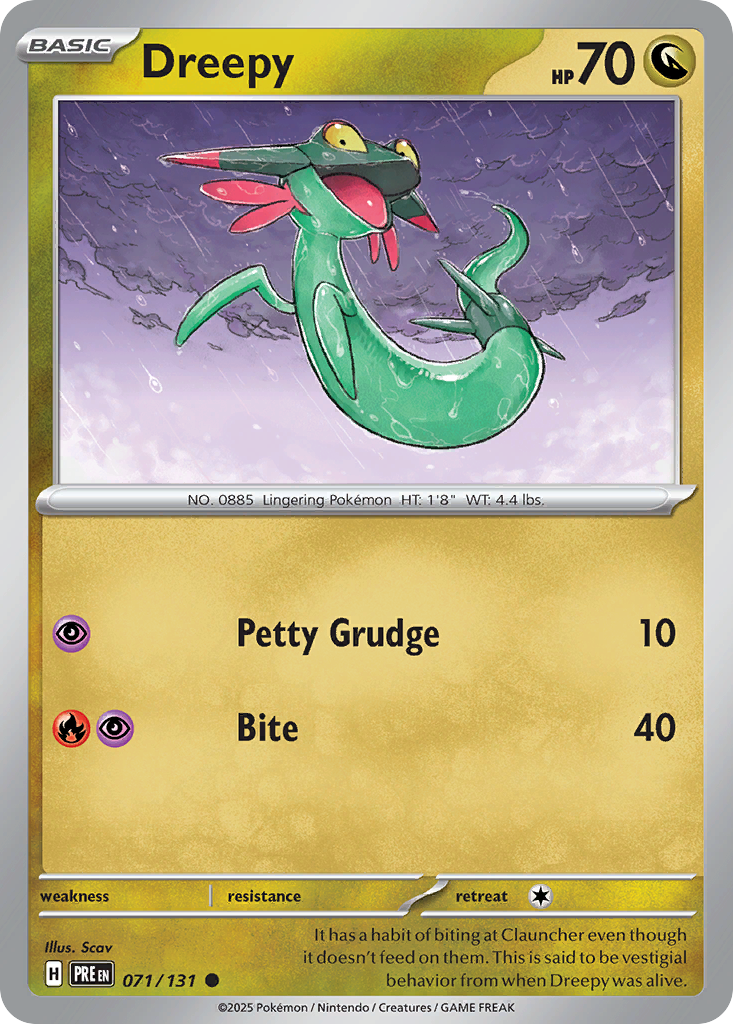 Dreepy - 71/131 - Normal - NM - Common - Prismatic Evolutions