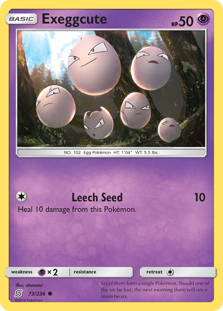 Exeggcute - 73/236 - Normal - NM - Common - Unified Minds