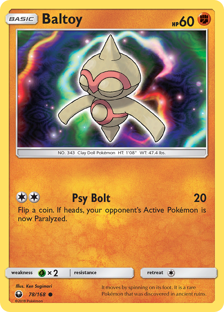 Baltoy - 78/168 - Normal - NM - Common - Celestial Storm