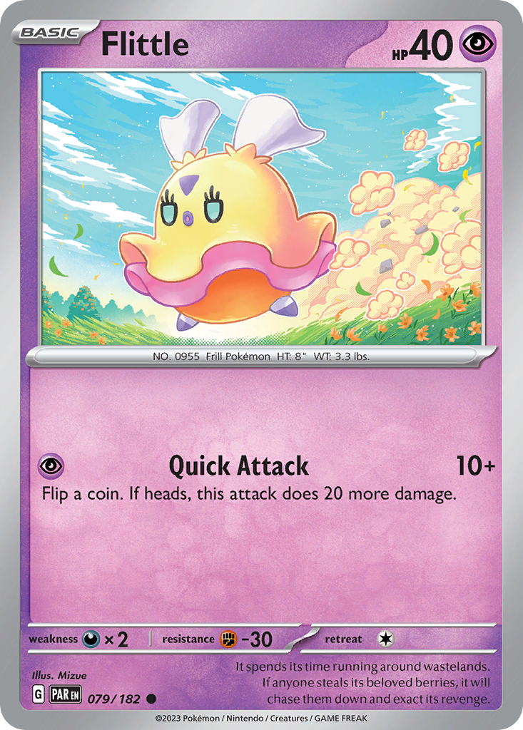 Flittle - 79/182 - Reverse Holofoil - NM - Common - Paradox Rift
