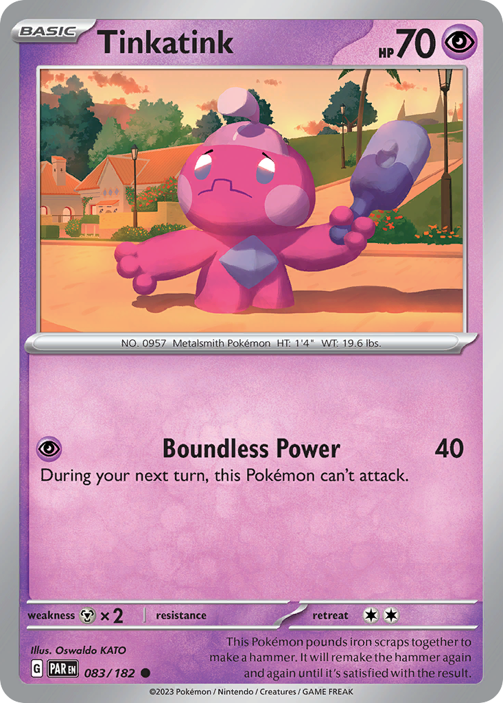Tinkatink - 83/182 - Reverse Holofoil - NM - Common - Paradox Rift