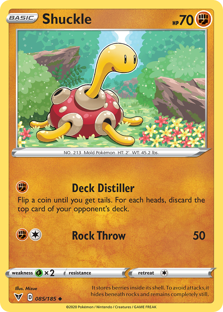 Shuckle - 85/185 - Normal - NM - Uncommon - Vivid Voltage
