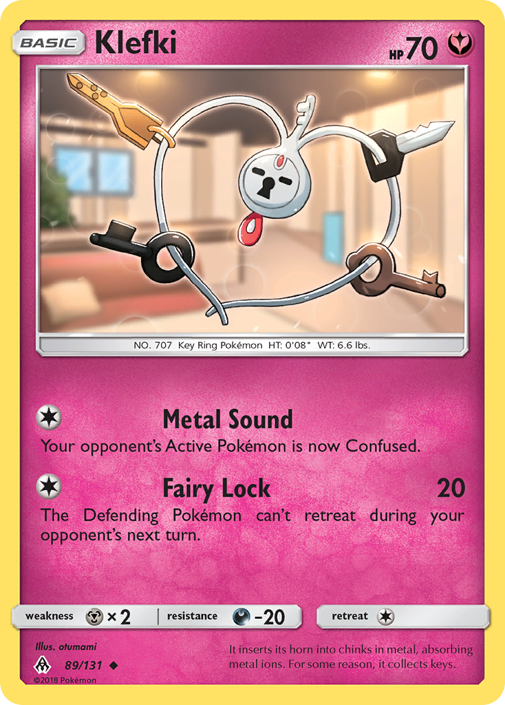 Klefki - 89/131 - Normal - NM - Uncommon - Forbidden Light
