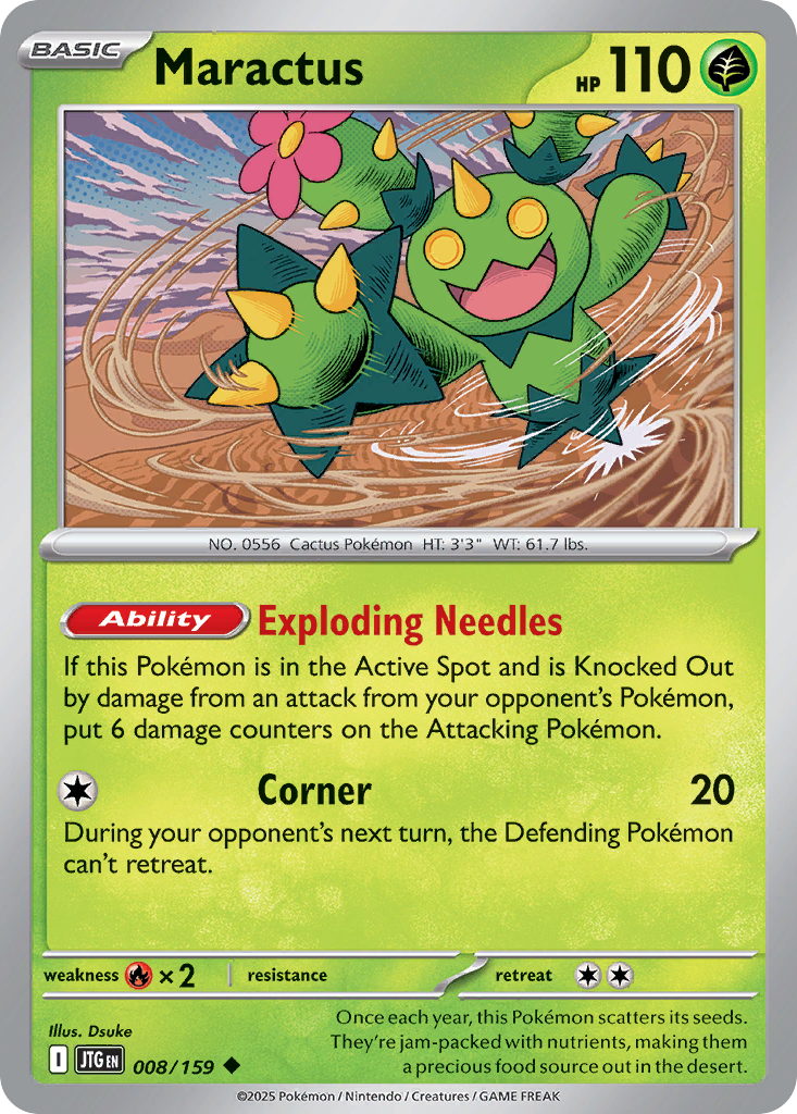 Maractus - 8/159 - Normal - NM - Uncommon - Journey Together