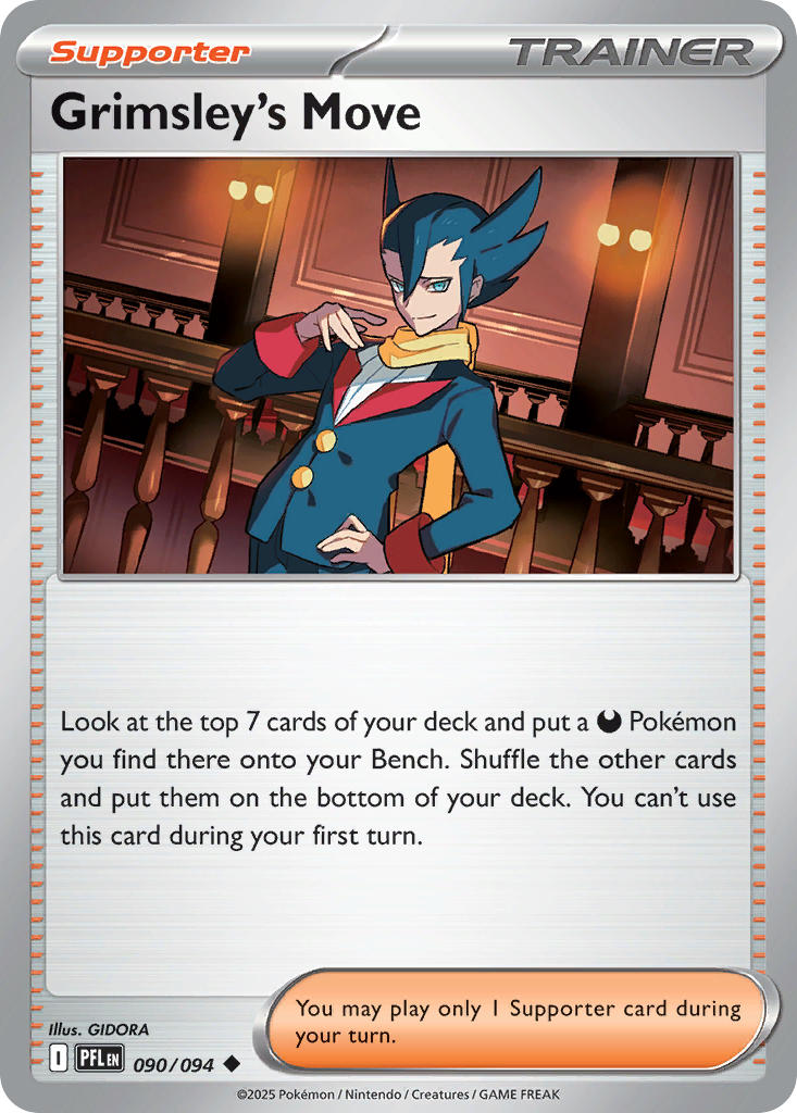 Grimsley's Move - 90/94 - Normal - NM - Uncommon - Phantasmal Flames
