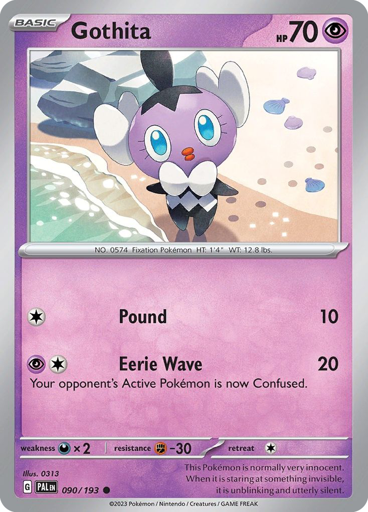 Gothita - 90/193 - Normal - NM - Common - Paldea Evolved