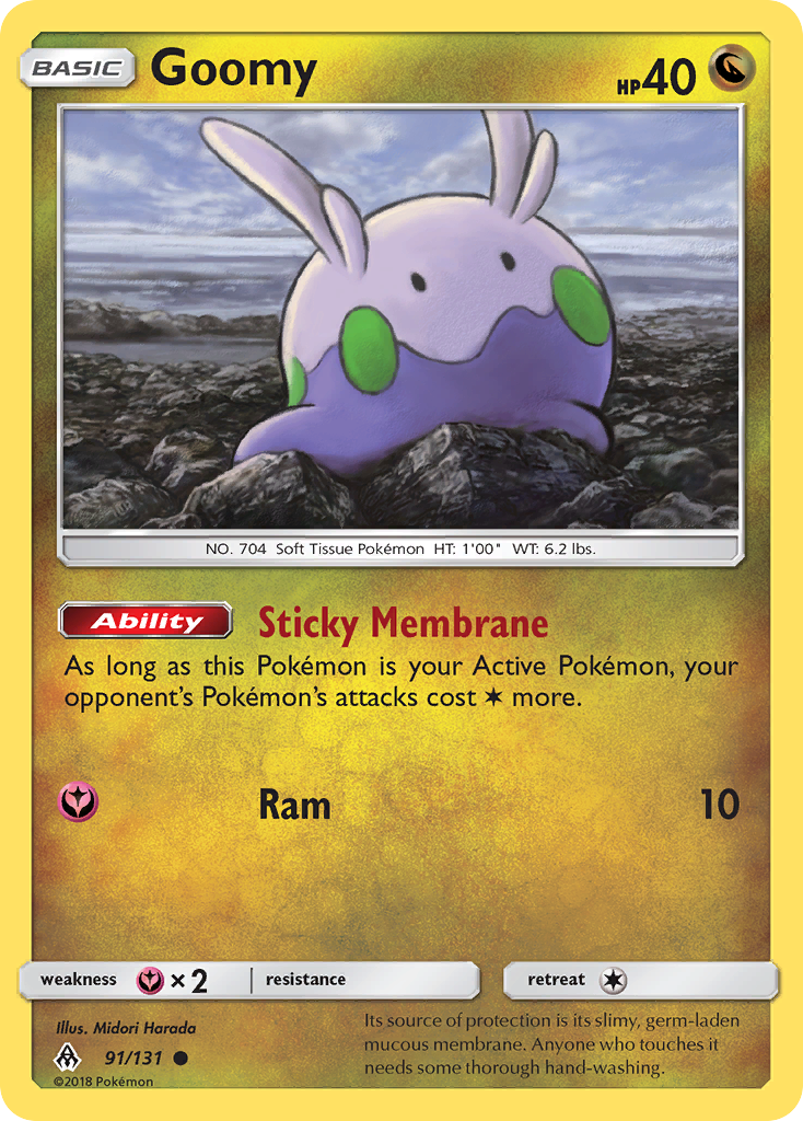 Goomy - 91/131 - Normal - NM - Common - Forbidden Light