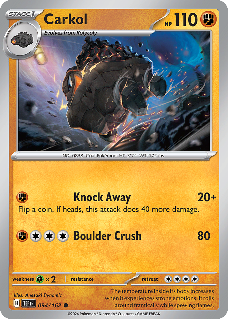 Carkol - 94/162 - Normal - NM - Common - Temporal Forces