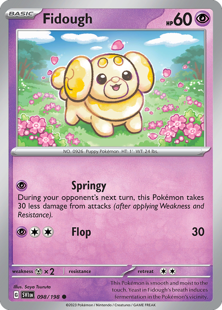 Fidough - 98/198 - Normal - NM - Common - Scarlet & Violet