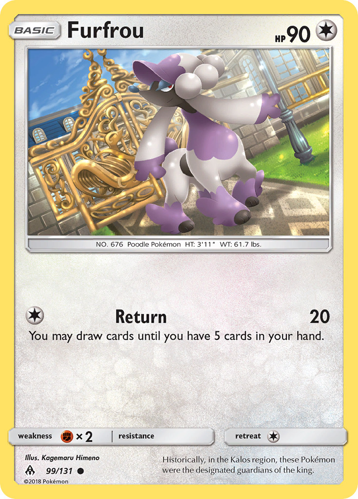 Furfrou - 99/131 - Normal - NM - Common - Forbidden Light