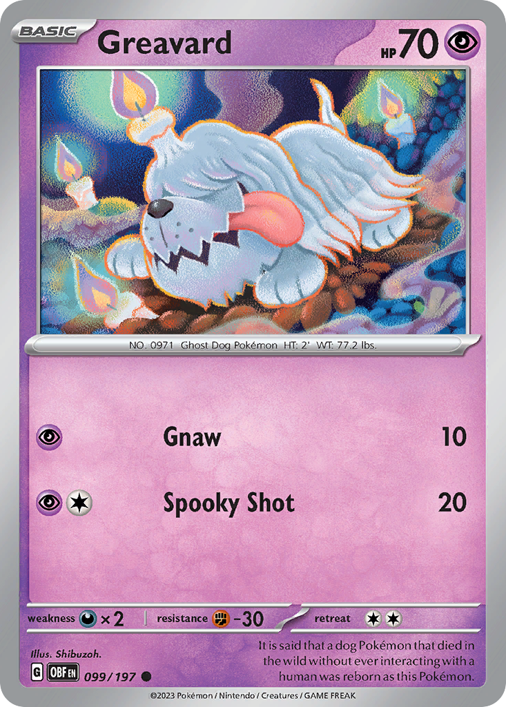 Greavard - 99/197 - Normal - NM - Common - Obsidian Flames