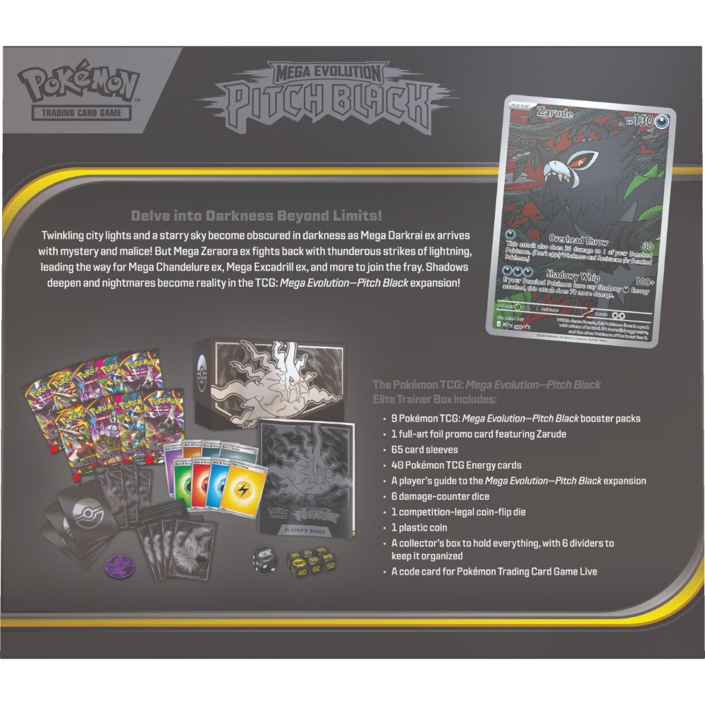 [PREORDER] Pokémon: Mega Evolution—Pitch Black: Elite Trainer Box