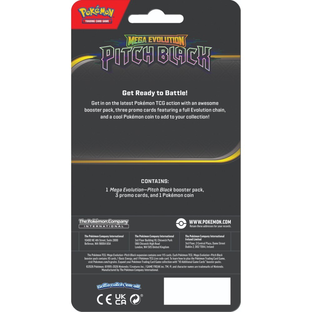 [PREORDER]  Pokémon: Mega Evolution—Pitch Black: Premium Blister