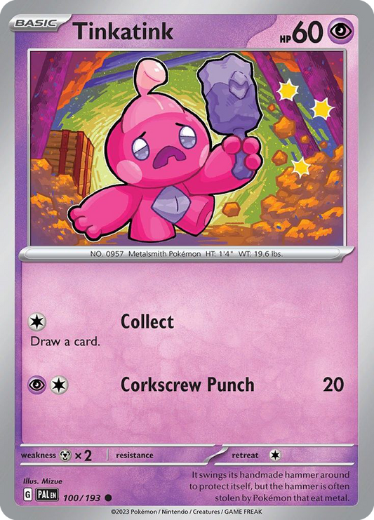 Tinkatink - 100/193 - Normal - NM - Common - Paldea Evolved