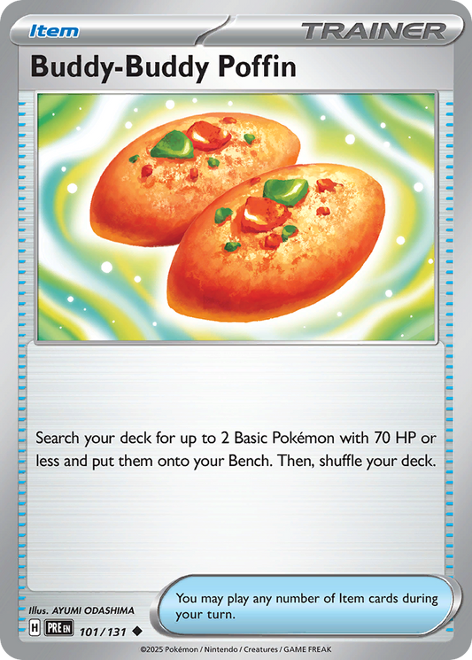 Buddy-Buddy Poffin - 101/131 - Normal - NM - Uncommon - Prismatic Evolutions