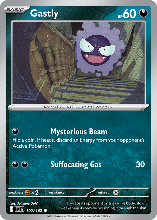 Gastly - 102/162 - Normal - NM - Common - Temporal Forces