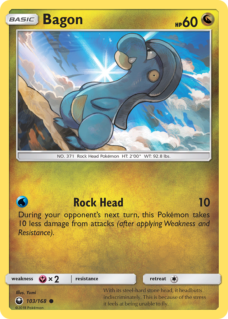 Bagon - 103/168 - Reverse Holofoil - NM - Common - Celestial Storm