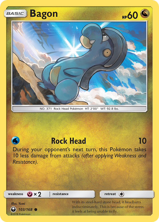 Bagon - 103/168 - Reverse Holofoil - NM - Common - Celestial Storm