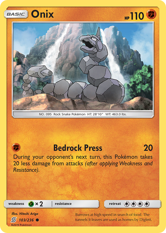 Onix - 103/236 - Normal - NM - Common - Unified Minds
