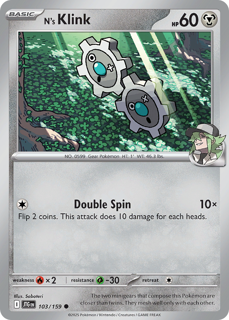 N's Klink - 103/159 - Normal - NM - Common - Journey Together