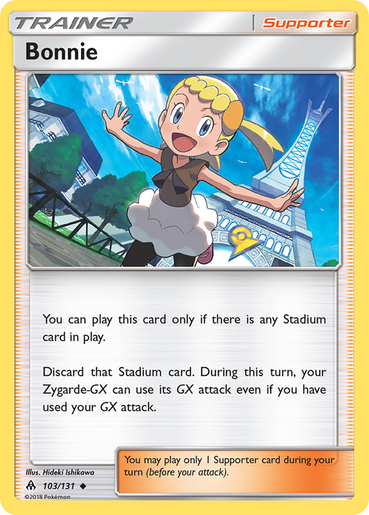 Bonnie - 103/131 - Normal - NM - Uncommon - Forbidden Light