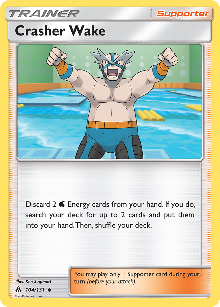 Crasher Wake - 104/131 - Normal - NM - Uncommon - Forbidden Light