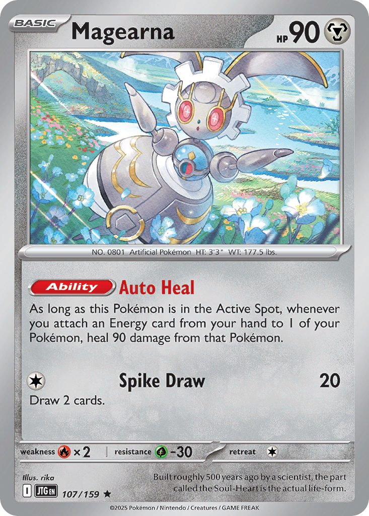 Magearna - 107/159 - Holofoil - NM - Rare - Journey Together