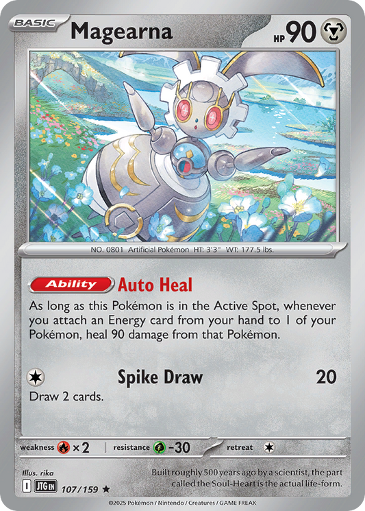 Magearna - 107/159 - Holofoil - NM - Rare - Journey Together