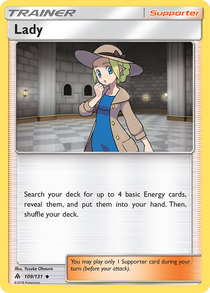 Lady - 109/131 - Normal - NM - Uncommon - Forbidden Light