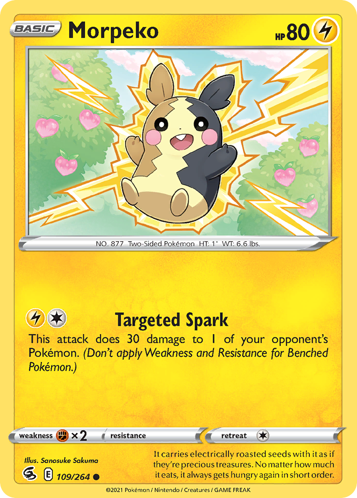 Morpeko - 109/264 - Normal - NM - Common - Fusion Strike