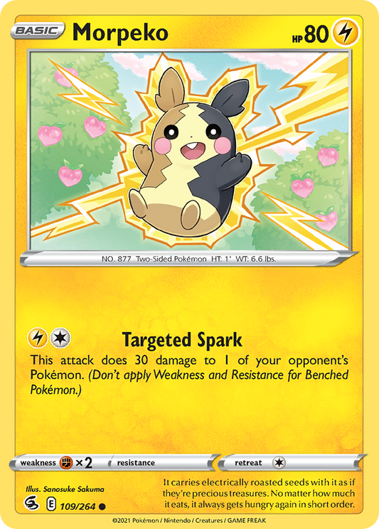 Morpeko - 109/264 - Normal - NM - Common - Fusion Strike