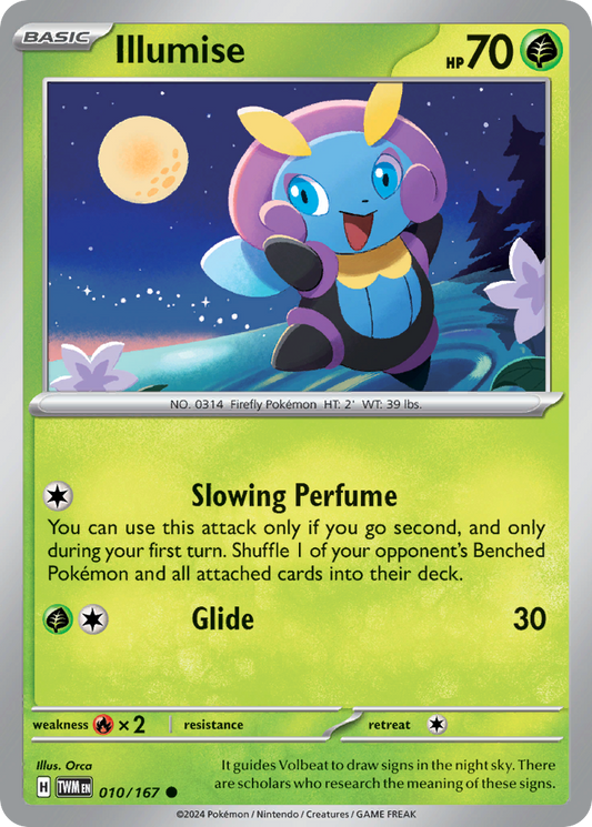 Illumise - 10/167 - Normal - NM - Common - Twilight Masquerade