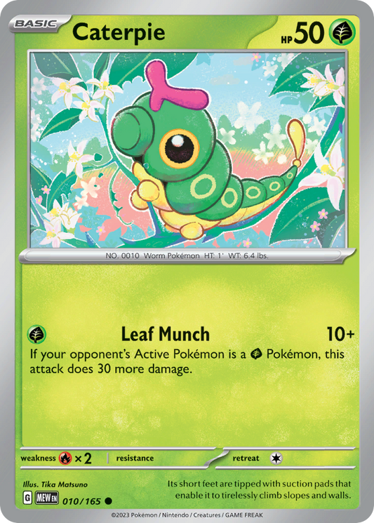 Caterpie - 10/165 - Normal - NM - Common - 151