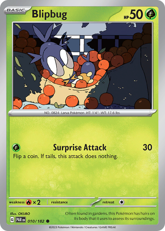 Blipbug - 10/182 - Reverse Holofoil - NM - Common - Paradox Rift