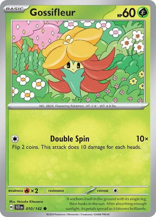 Gossifleur - 10/142 - Reverse Holofoil - NM - Common - Stellar Crown