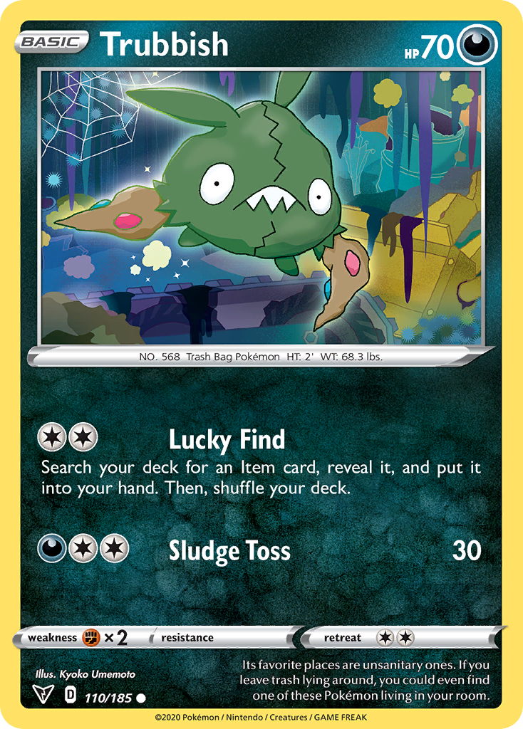 Trubbish - 110/185 - Normal - NM - Common - Vivid Voltage