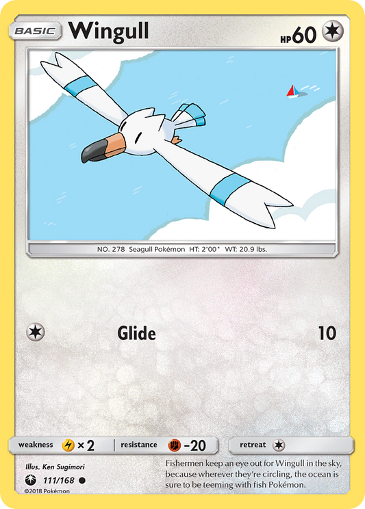 Wingull - 111/168 - Normal - NM - Common - Celestial Storm