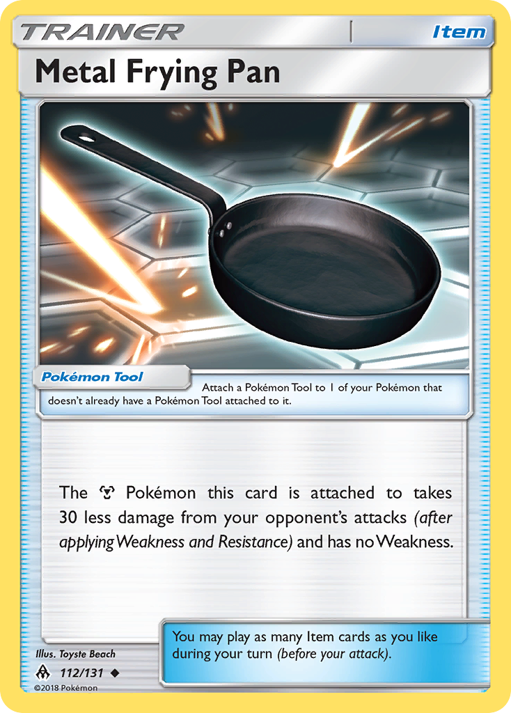 Metal Frying Pan - 112/131 - Normal - NM - Uncommon - Forbidden Light