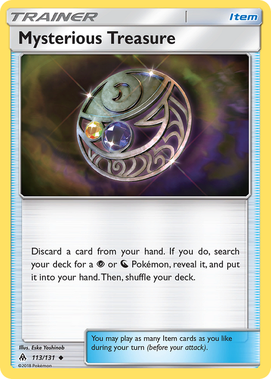 Mysterious Treasure - 113/131 - Normal - NM - Uncommon - Forbidden Light