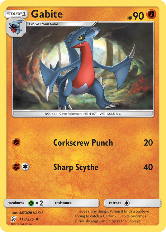 Gabite - 113/236 - Normal - NM - Uncommon - Unified Minds