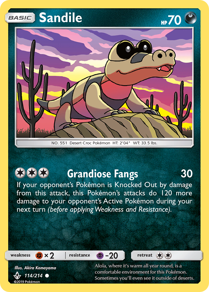 Sandile - 114/214 - Normal - NM - Common - Unbroken Bonds