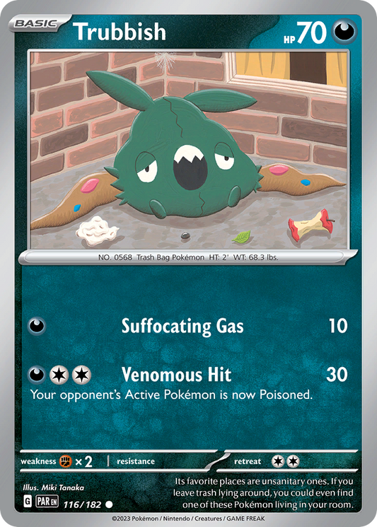 Trubbish - 116/182 - Reverse Holofoil - NM - Common - Paradox Rift